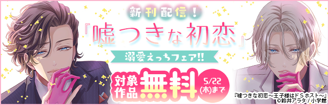 『嘘つきな初恋』新刊配信！ 溺愛えっちフェア！！