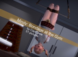 Mindy Bondage at the Gym