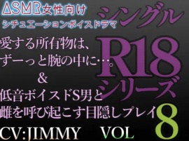 シングルR18シリーズ【CV:JIMMY】 VOL.8 目隠しプレイ&徹底束縛ドS男からの管理調教