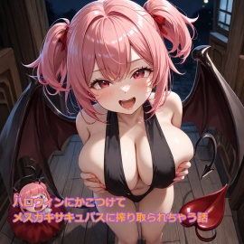 【5～10分でさっくり抜けるシリーズ】ハロウィンにかこつけて メスガキサキュバスに搾り取られちゃう話
