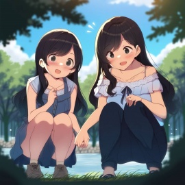 【JK特集】美少女 野グソ全集
