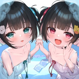 ❤️双子のちいちゃなロリちゃんとのイケないお泊まり会❤️【一緒にねんねしよ、お兄ちゃん♪】