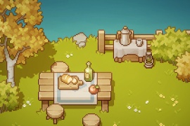 ドット絵のトップダウン素材集～村～