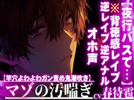 【夜行バスで…】【逆アナル×オホ声×逆レ】 ⚠︎男性受け⚠︎隣のお姉さんは超ど変態【竿穴よわよわガン責め鬼潮吹き】で床びちゃびちゃ背徳感MAXレイプ