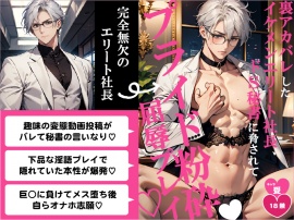 裏アカバレしたイケメンエリート社長、ドS秘書に脅されてプライド粉砕屈辱プレイ♡