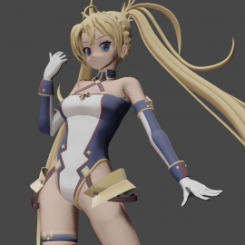 F〇O ブラダマ〇テ(ランサー) MMD用3Dモデルデータ　サンプルムービー