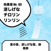 【効果音】No_63_鈴_風鈴_夏_涼しげ(リンリン、チロリン)