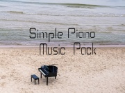 Simple piano music pack