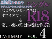 シングルR18シリーズ【CVJIMMY】VOL.4 女性向けシチュエーションボイスドラマ 初のオフィスSEX&優しい裏の顔は性奴隷を作る為