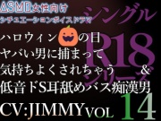 VOL14 シングルR18シリーズ【CVJIMMY】 合計28分超え 超低音で危険なドS男からの痴漢&強制的性行為