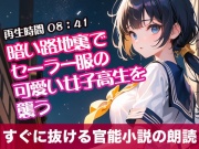 暗い路地裏でセーラー服の可愛い女子高生を襲う【オリジナル官能小説の朗読】