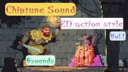 Chiptune Sound 2D action style vol.1
