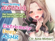 [ENG Ver.] DEEP Drilling Ear Licking ~Tongue In Ear Penetration~ (Deep ASMR)