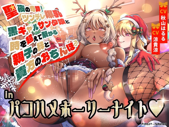 サンタコスをしたドスケベお姉さんが残したクリスマスプレゼント♪時を超えてあの娘と聖夜♡【同人100】