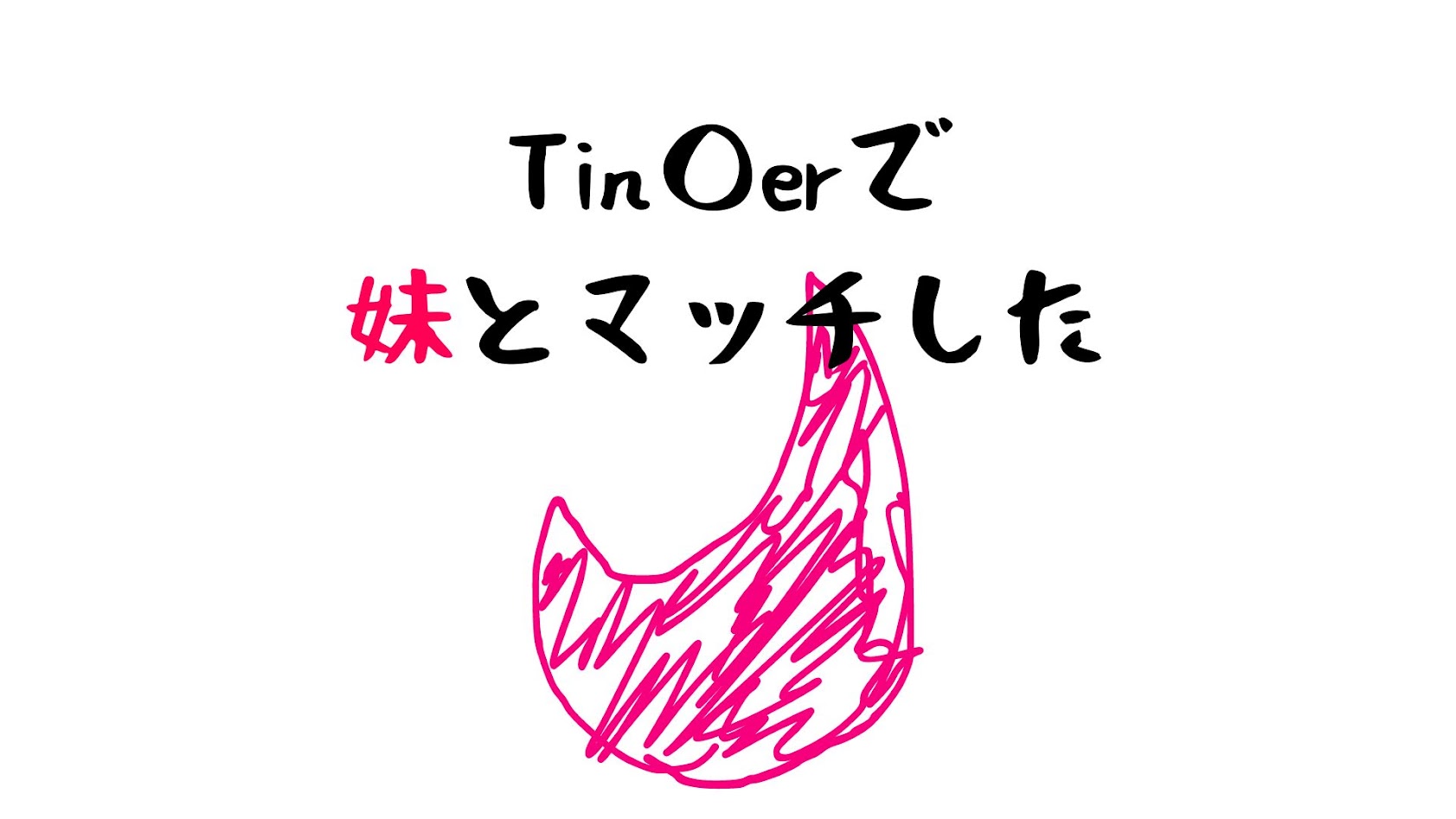 Tin○erで妹とマッチした