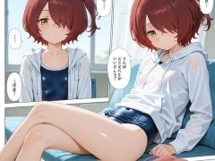 文芸部1年の。。。こまりちかです。(スク水)