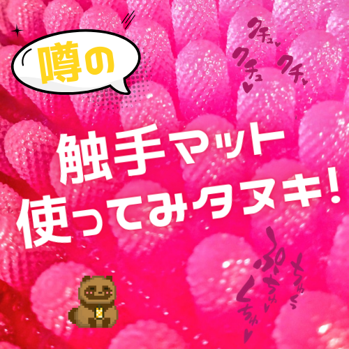 💕【乙女の】噂の触手マット「テンタクルンルン」を使ってみタヌキ！【セルフプレジャー】💕
