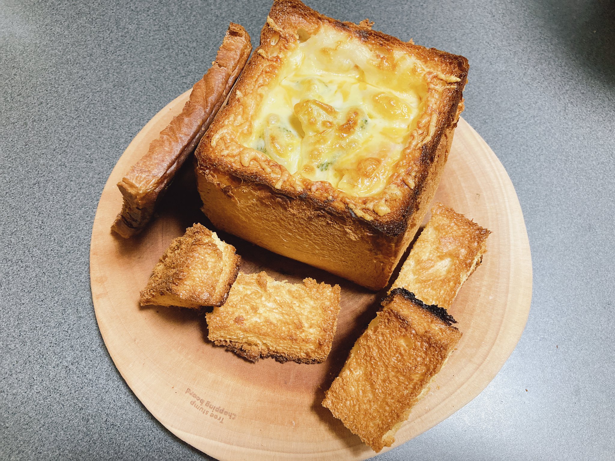 【料理】秋山はるるさんがパングラタン食べたいって言ってたから作った