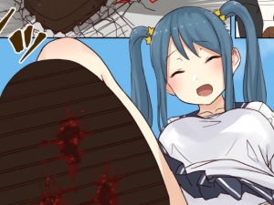 残酷巨大娘フォンデュちゃんのえっちな虐殺