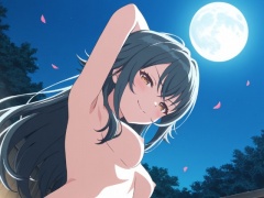 おねショタ露天風呂 「学マス 月村◯毬」