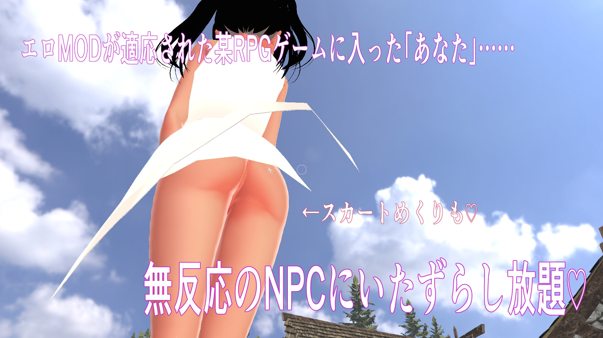 【男性向け新着】NPC姦3D ～海辺の町とエロMOD～