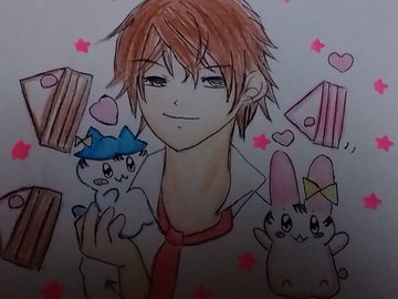 【オタクプチエッセイ】推しのキャラ…堀西雄斗君の誕生日絵を書いた話💗