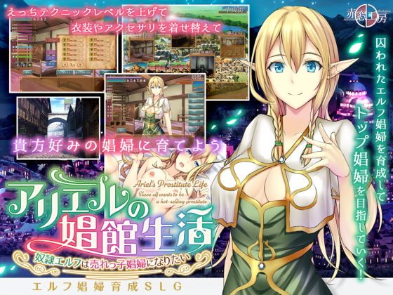 【体験版】奴隷エルフを売れっ子の娼婦に成長させるシミュレーションゲーム【行動記録】