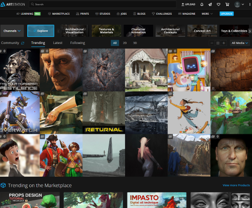 せっかくなのでArtStationを使ってみよう