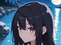 おねショタ露天風呂 「ア◯タージュ a◯t-age 夜◯景」