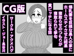 (CG版)爆乳妻を巨根な黒人の家にホームステイさせた結果、寝取らせのつもりが寝取られて挙句、糞ビッチになる話