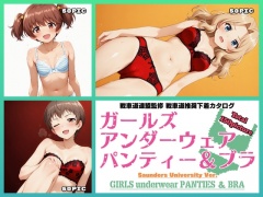 Girls underwear panties and bra サンダース大学附属編
