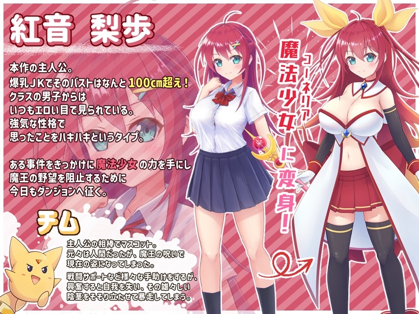 【男性向け】1月10日　月紅神姫コーネリア　魔法少女