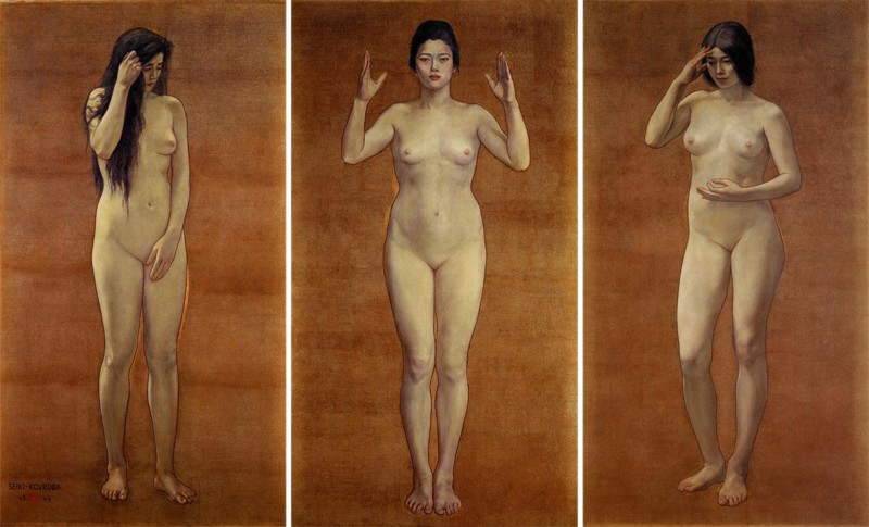 日本の芸術と裸婦画