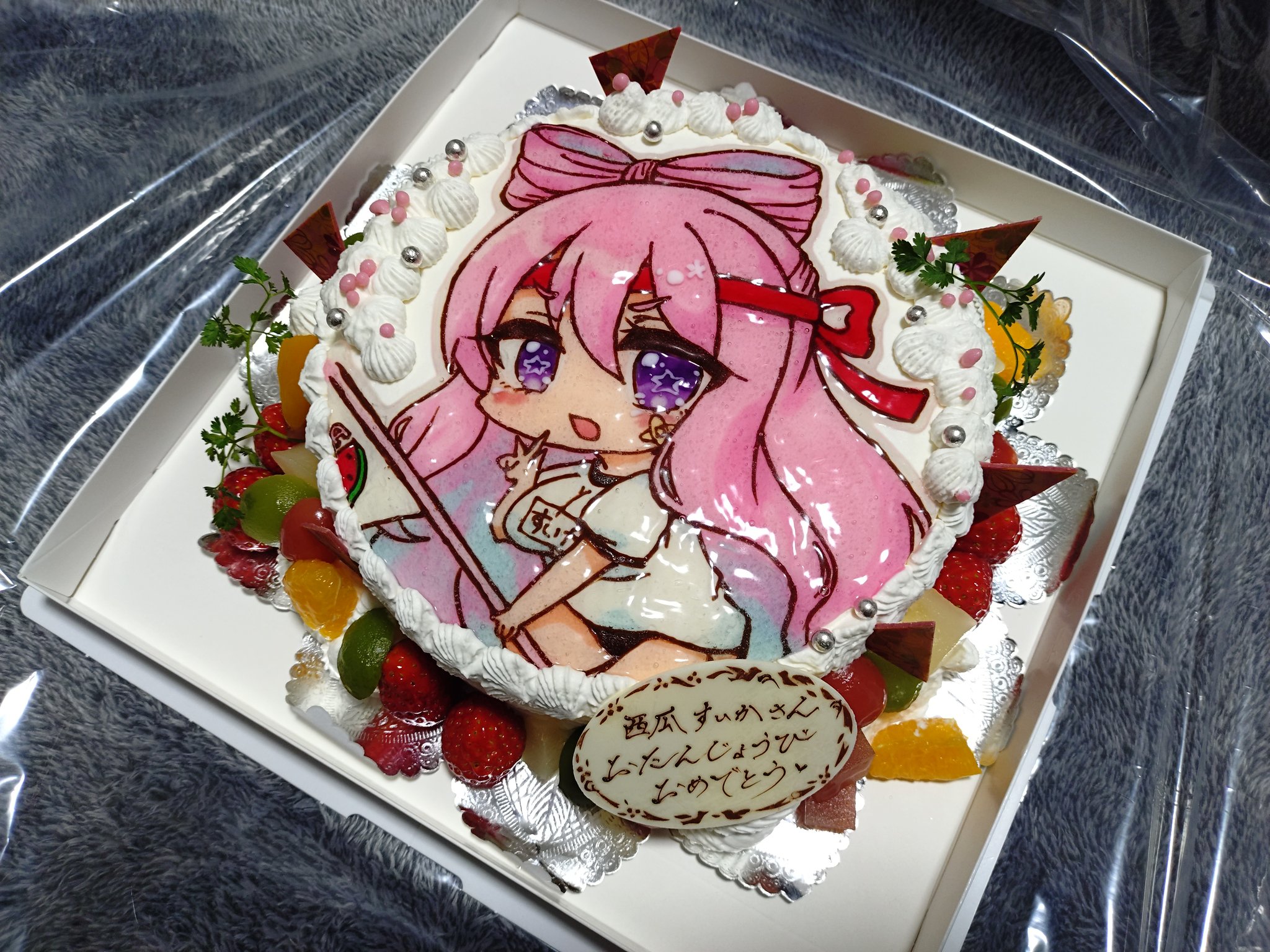 人生初の推し活ケーキ