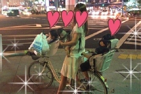 装甲兵員輸送車化するママチャリ