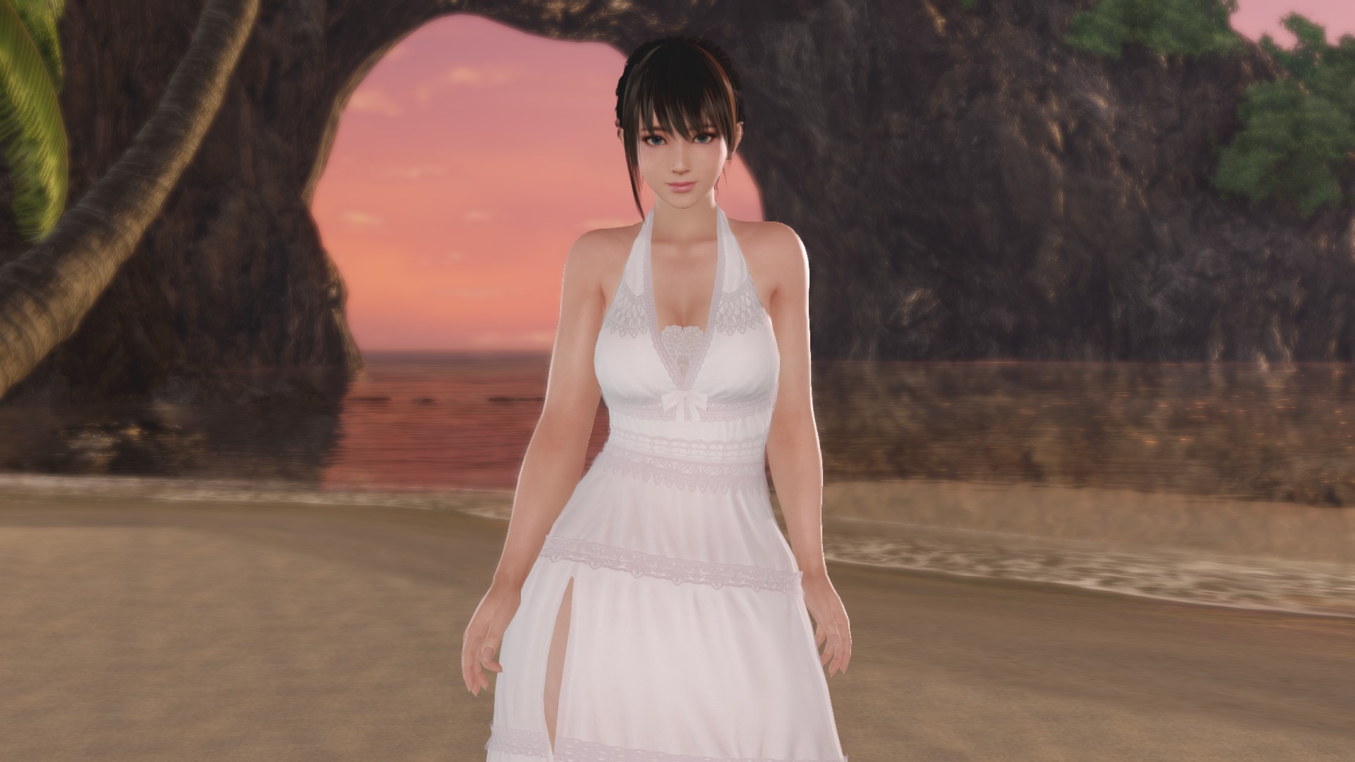 【DOAXVV】私の好きな水着たち 純白のスリットワンピ編【第5回】