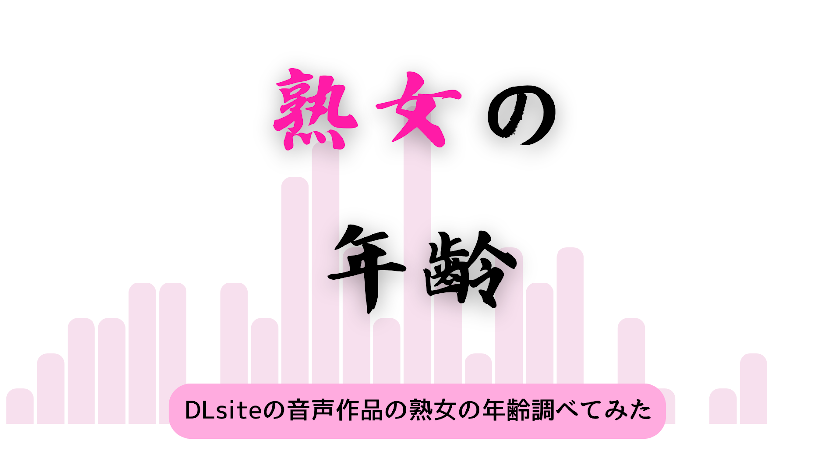 音声作品における熟女の年齢に関する考察