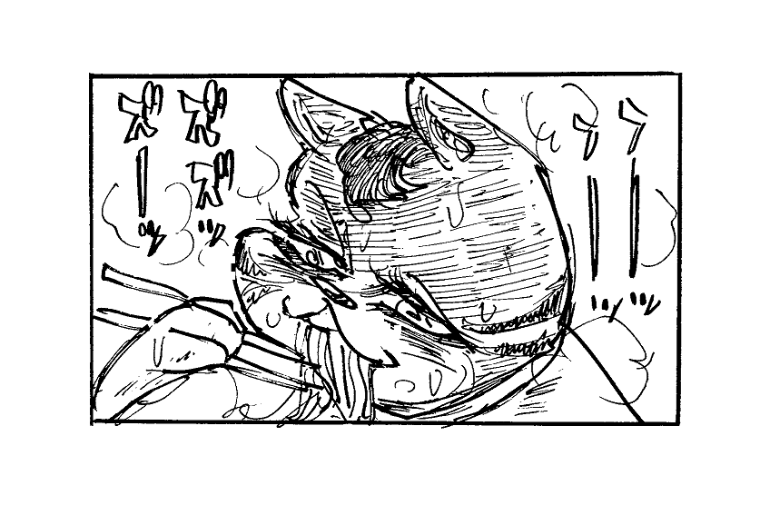 Skebであの猫が雑な飯を食う漫画を描いていただいたよ