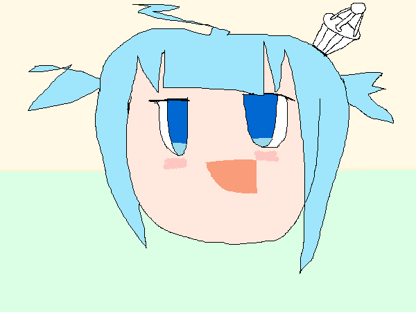 画伯がゆっくりアテナちゃんを描きました