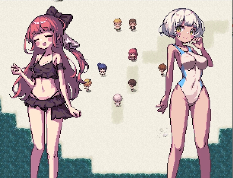 【純愛】ドット絵が異様にエロい「あの夏の島?」【体験版】