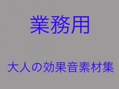 速い!安い!使える!「業務用」大人の効果音素材集