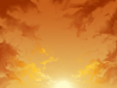 夕焼けを見て自分の感受性を振り返る