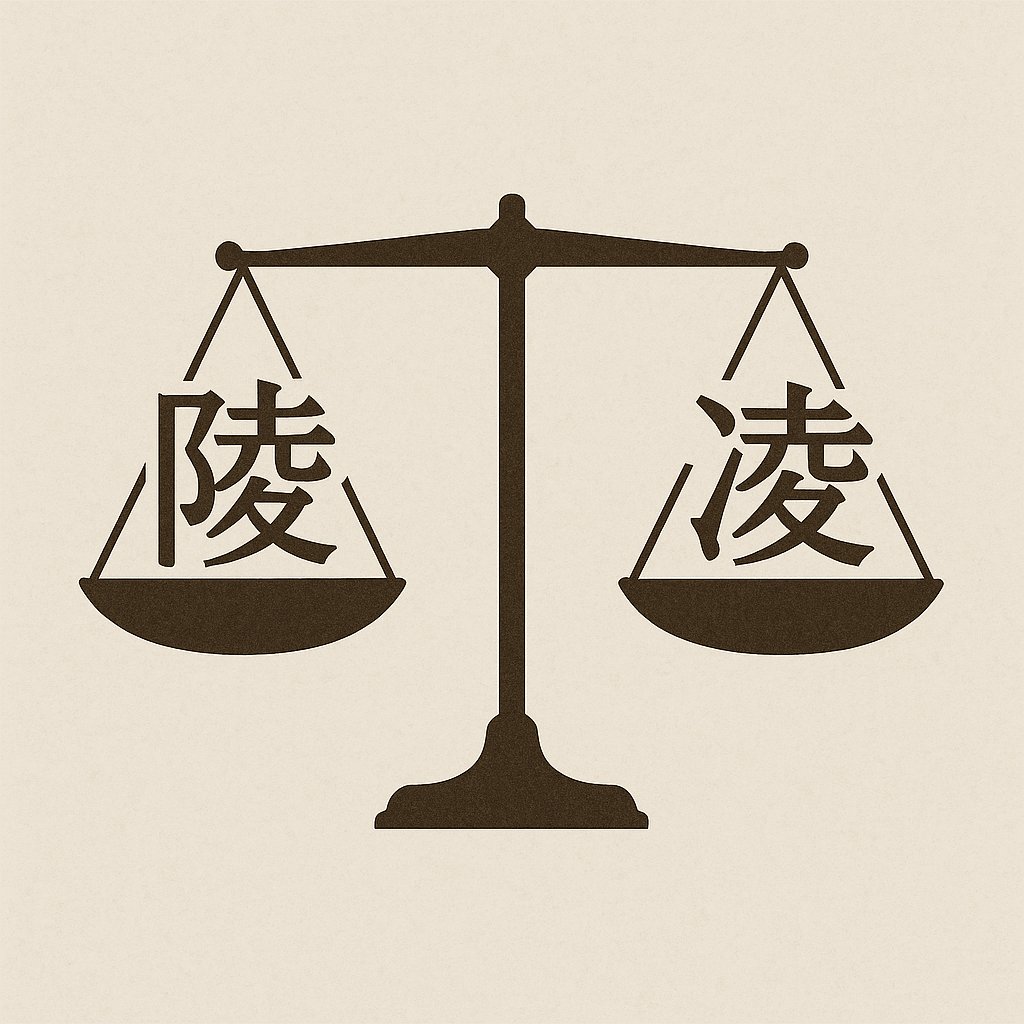 陵辱？凌辱？どっちなんだい？
