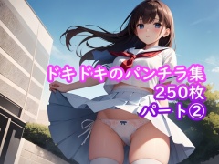 【パンチラAIイラスト】ドキドキのパンチラ集250枚～パート(2)